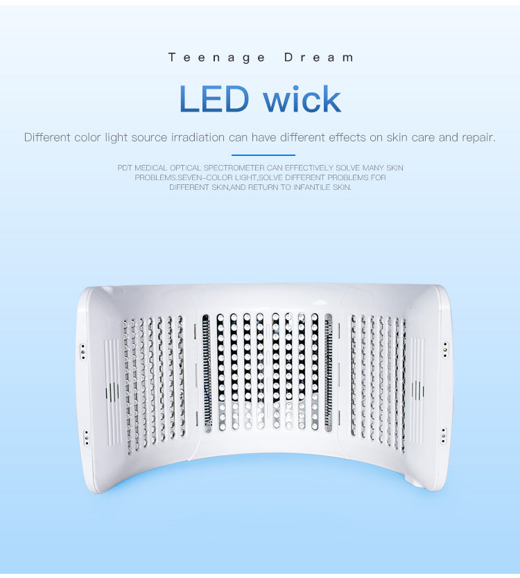 SQ2 Katlanabilir PDT LED Yüz ve Vücut Işık Bakım Cihazı – 264 LED, 7 Renk
