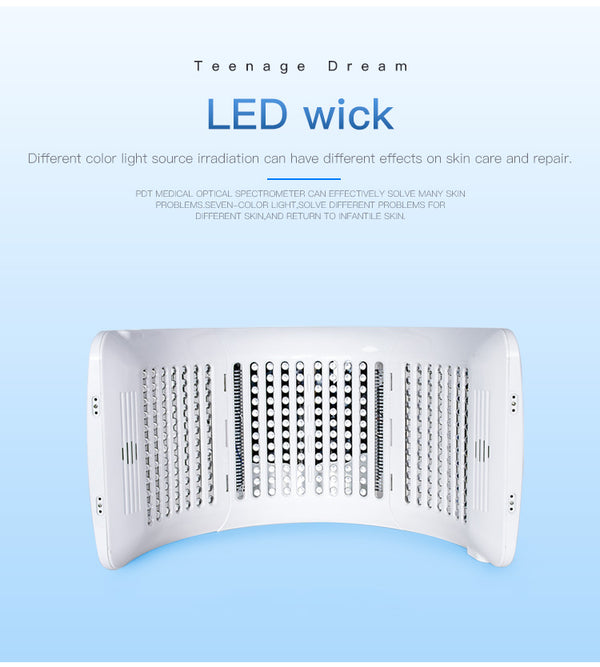 SQ2 Katlanabilir PDT LED Yüz ve Vücut Işık Bakım Cihazı – 264 LED, 7 Renk
