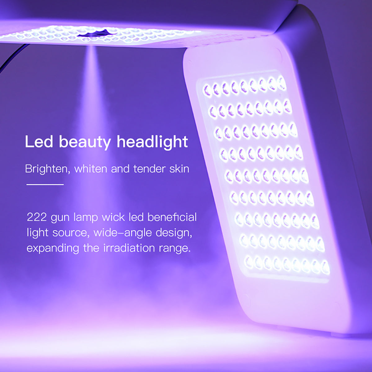 SQ49 Nano Sisli ve Isıtmalı Katlanabilir LED Işık Bakım Cihazı