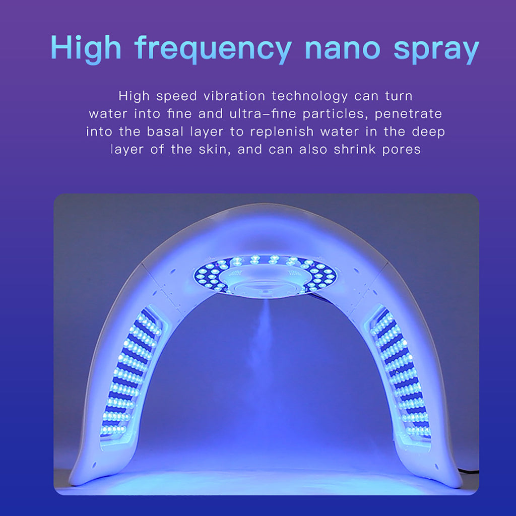 SQ97 170 LED’li 7 Renk Işık Terapisi Cihazı | Yakın Kızılötesi ve Ultrasonik Nano Sprey