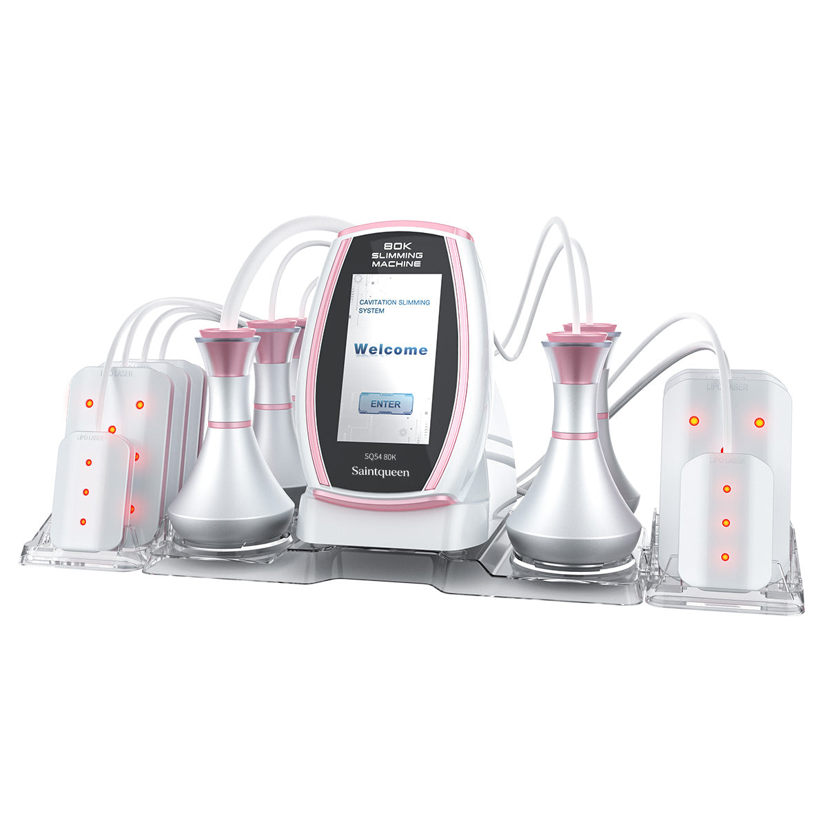 SQ54 Pro 6'sı 1 Arada 80K Kavitasyon ve RF Cihazı – Lazer Levhalı