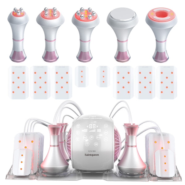 SQ52 Pro 6'sı 1 Arada 80K Kavitasyon ve RF Cihazı – Lipo Lazer Pedli
