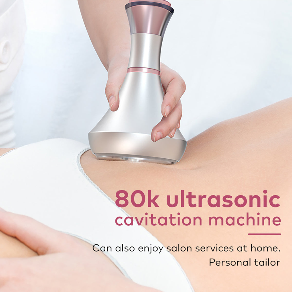 SQ85E Plus 9'u 1 Arada 80K Ultrasonik Kavitasyon ve RF Cihazı – Lazer + Mikroakım Pedli