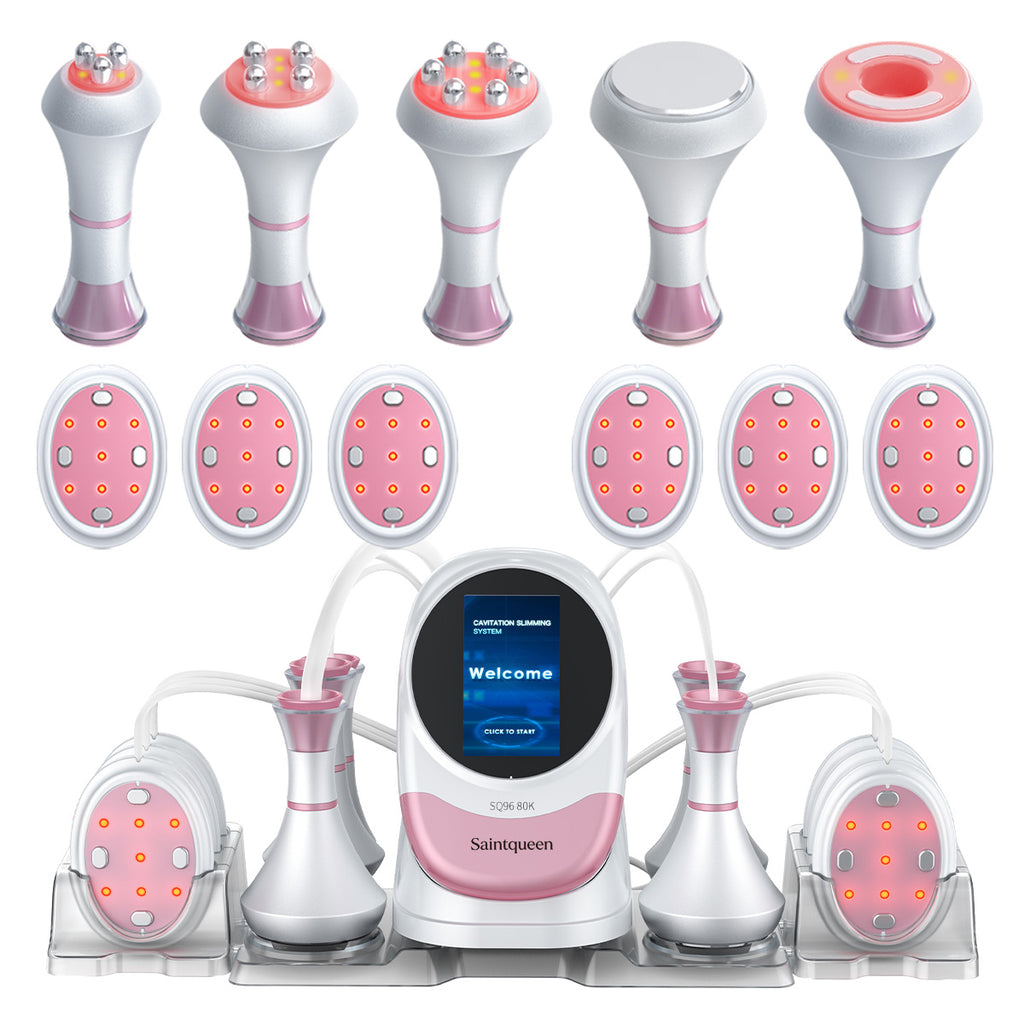 SQ96 Pro Oval Lazer Pedli 6'sı 1 Arada 80K Kavitasyon Makinesi