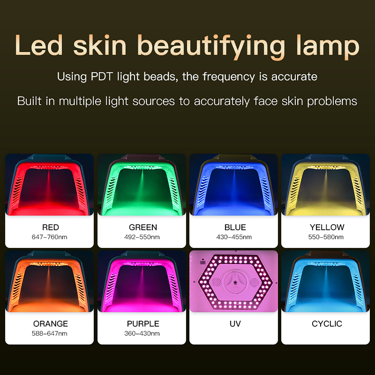 SQ78 Nano Sisli, Isıtmalı ve EMS'li LED Işık Bakım Cihazı Ürün ikincil görseli